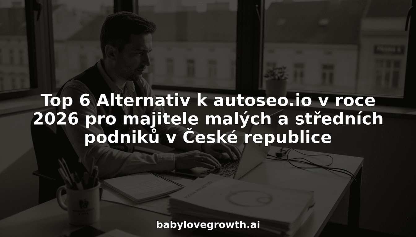 Top 6 Alternativ k autoseo.io v roce 2026 pro majitele malých a středních podniků v České republice