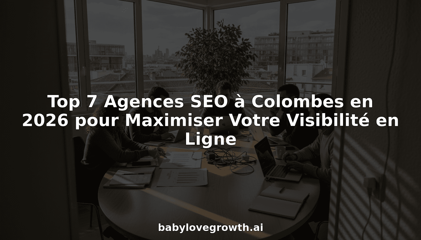 Top 7 Agences SEO à Colombes en 2026 pour Maximiser Votre Visibilité en Ligne