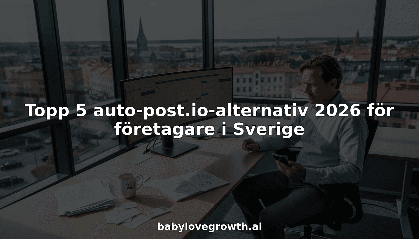 Topp 5 auto-post.io-alternativ 2026 för företagare i Sverige