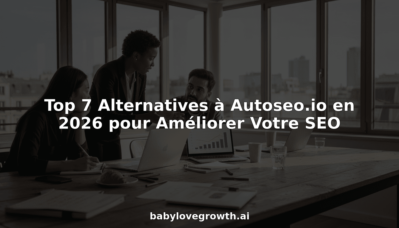 Top 7 Alternatives à Autoseo.io en 2026 pour Améliorer Votre SEO