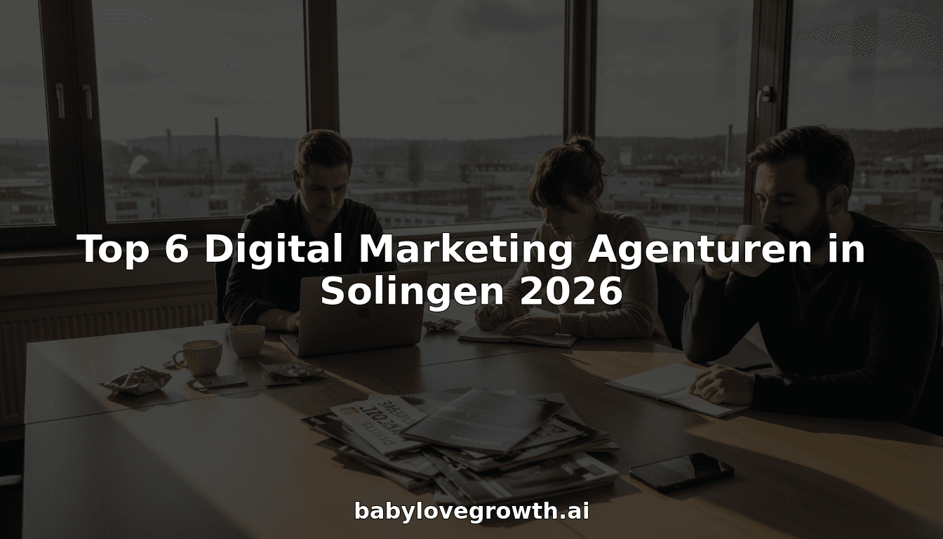 Top 6 Digital Marketing Agenturen in Solingen 2026