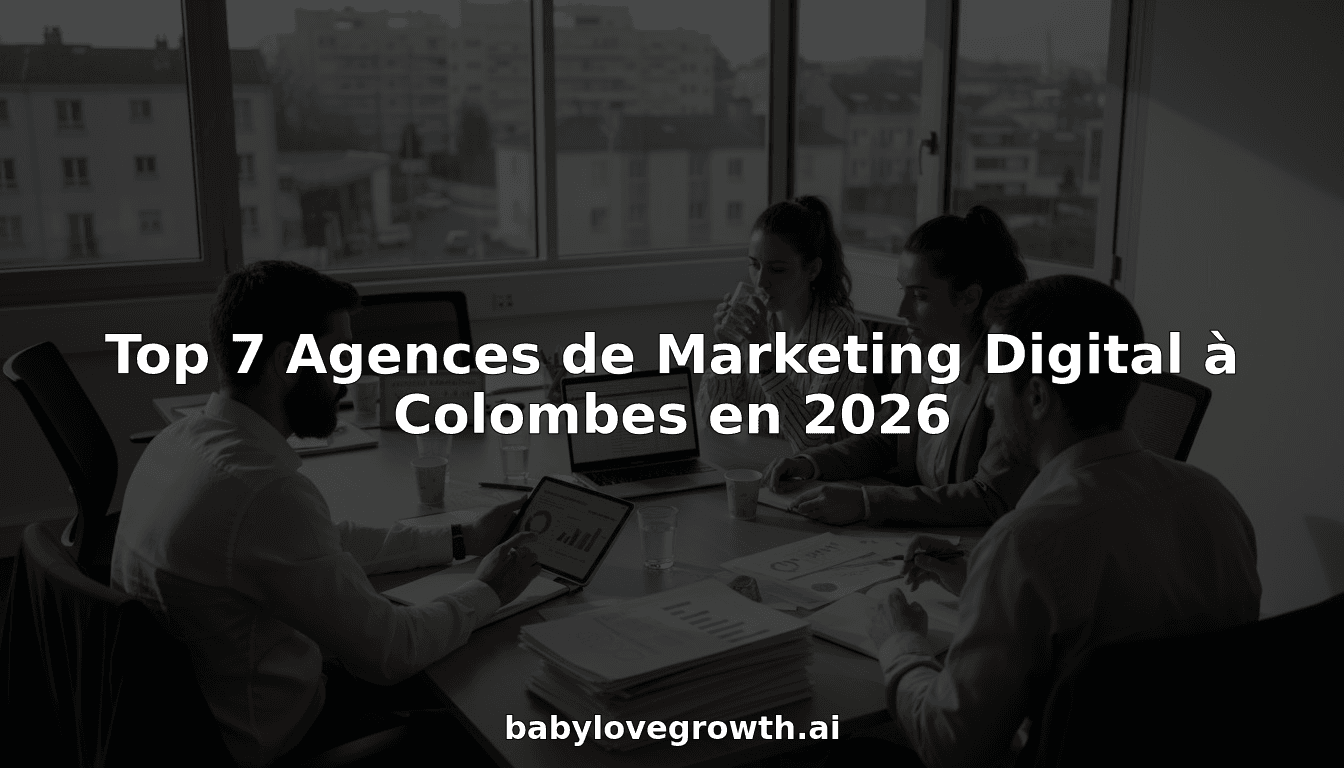 Top 7 Agences de Marketing Digital à Colombes en 2026