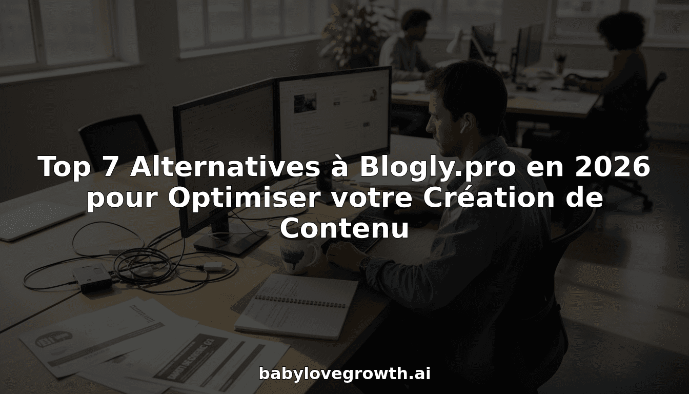 Top 7 Alternatives à Blogly.pro en 2026 pour Optimiser votre Création de Contenu