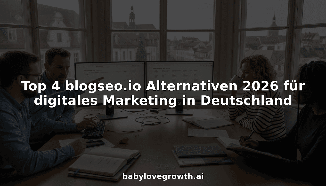 Top 4 blogseo.io Alternativen 2026 für digitales Marketing in Deutschland