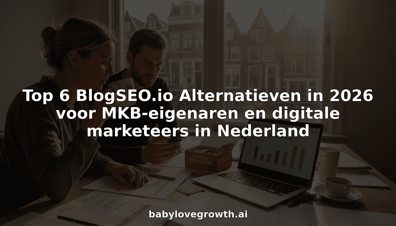 Top 6 BlogSEO.io Alternatieven in 2026 voor MKB-eigenaren en digitale marketeers in Nederland