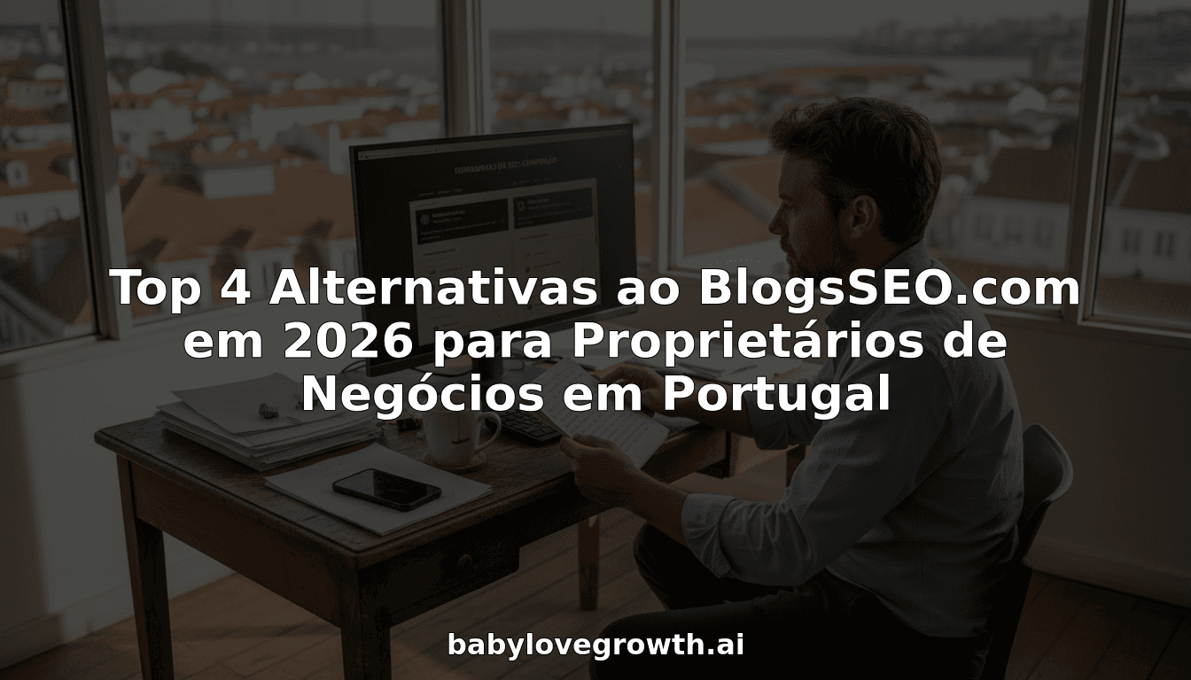 Top 4 Alternativas ao BlogsSEO.com em 2026 para Proprietários de Negócios em Portugal