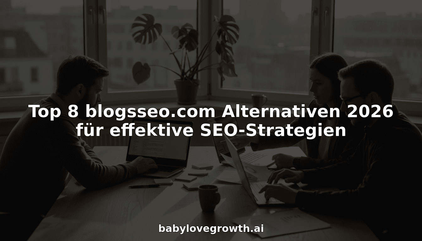 Top 8 blogsseo.com Alternativen 2026 für effektive SEO-Strategien