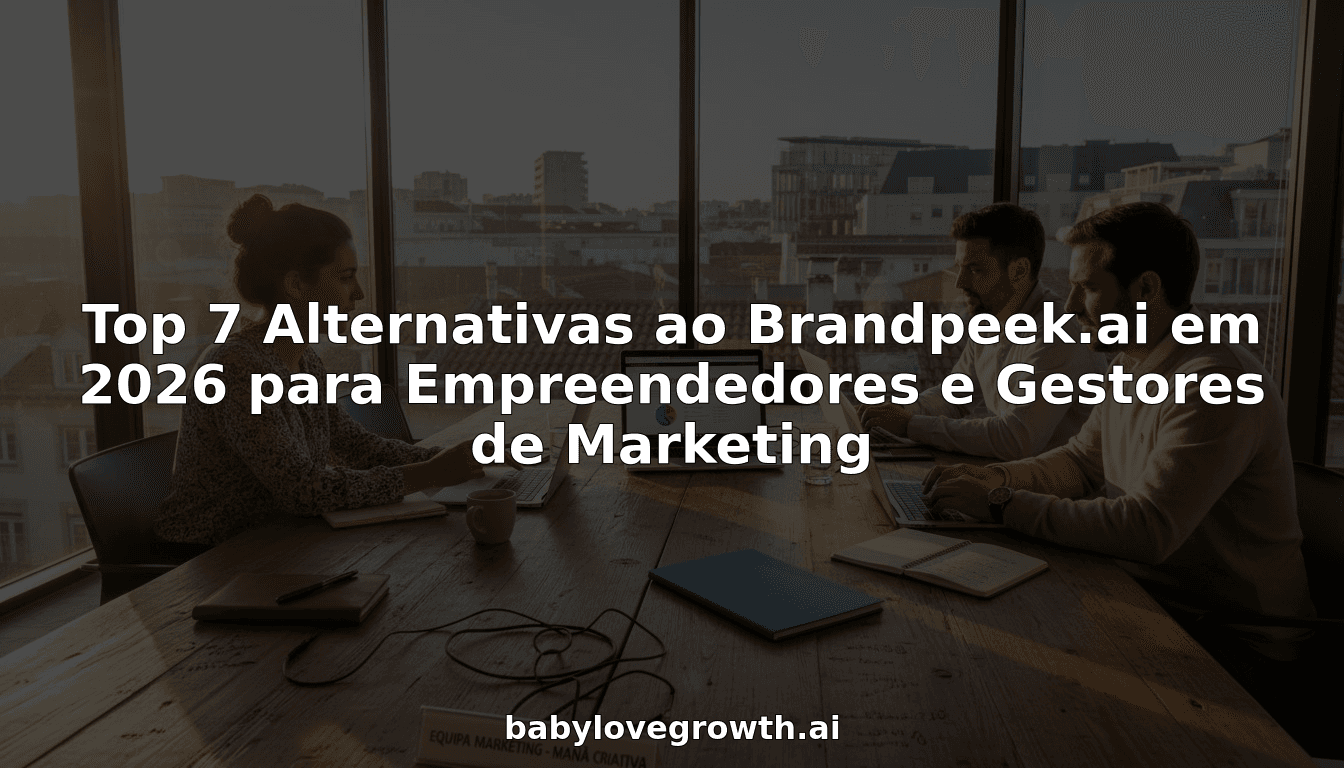 Top 7 Alternativas ao Brandpeek.ai em 2026 para Empreendedores e Gestores de Marketing