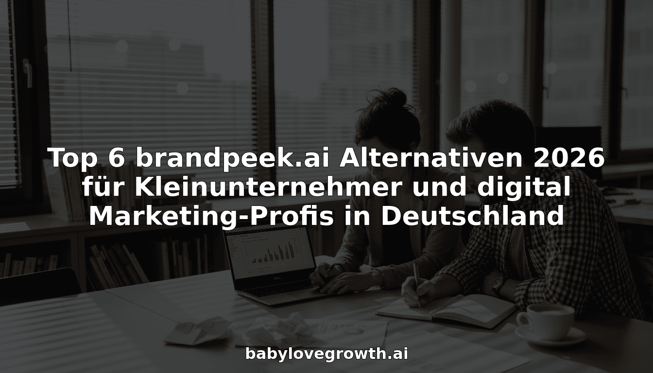 Top 6 brandpeek.ai Alternativen 2026 für Kleinunternehmer und digital Marketing-Profis in Deutschland