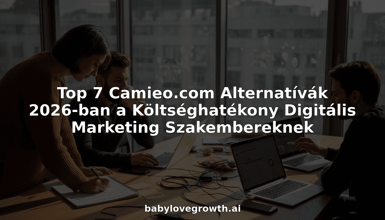 Top 7 Camieo.com Alternatívák 2026-ban a Költséghatékony Digitális Marketing Szakembereknek
