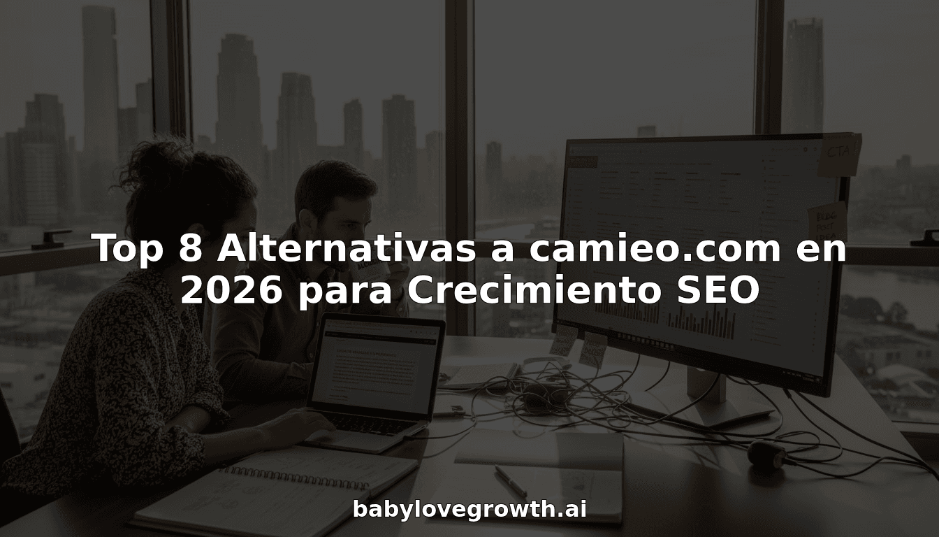 Top 8 Alternativas a camieo.com en 2026 para Crecimiento SEO