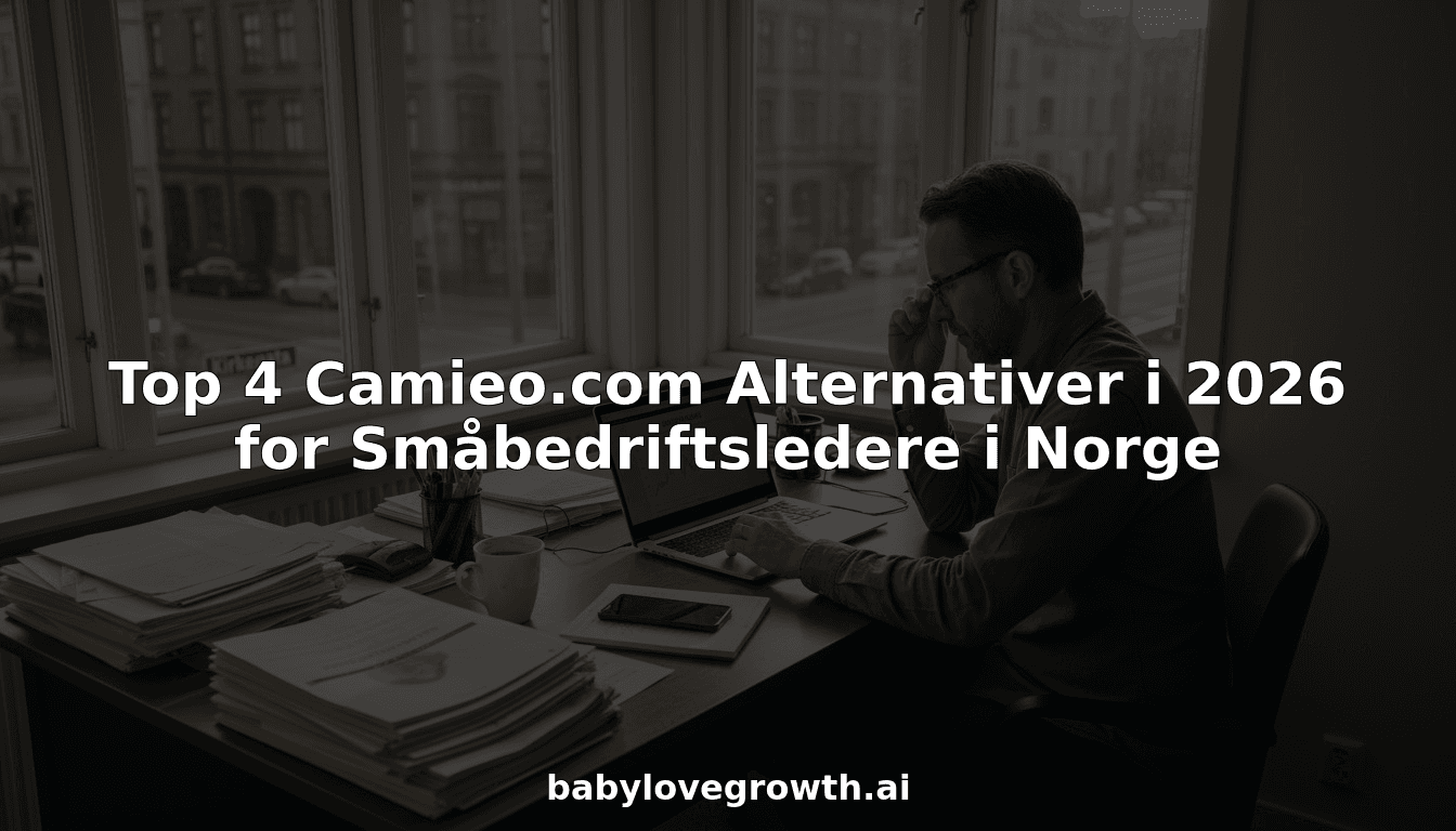 Top 4 Camieo.com Alternativer i 2026 for Småbedriftsledere i Norge