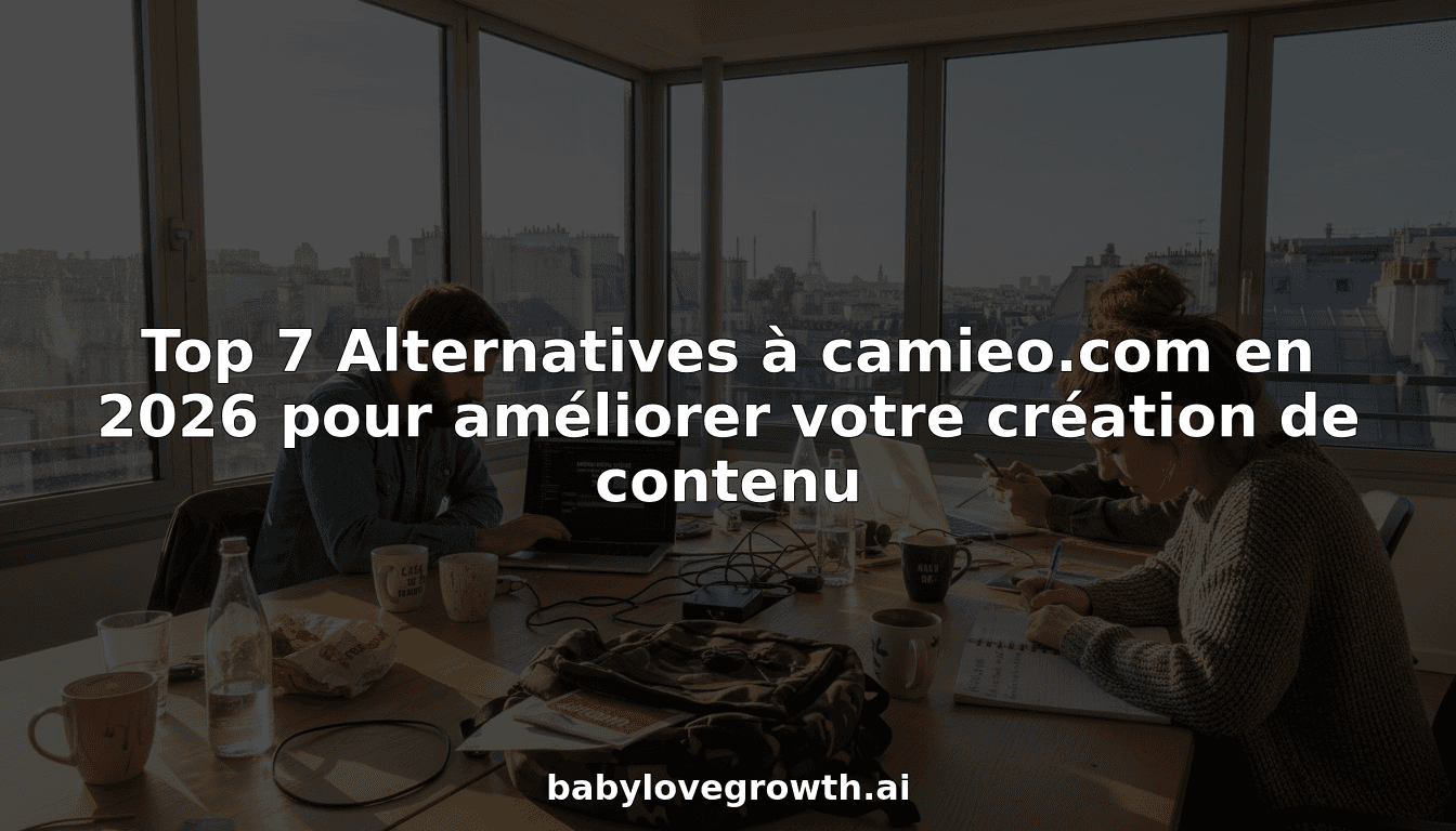 Top 7 Alternatives à camieo.com en 2026 pour améliorer votre création de contenu