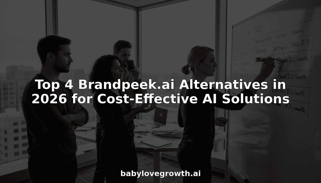 Top 4 Brandpeek.ai Alternatives in 2026 for Cost-Effective AI Solutions