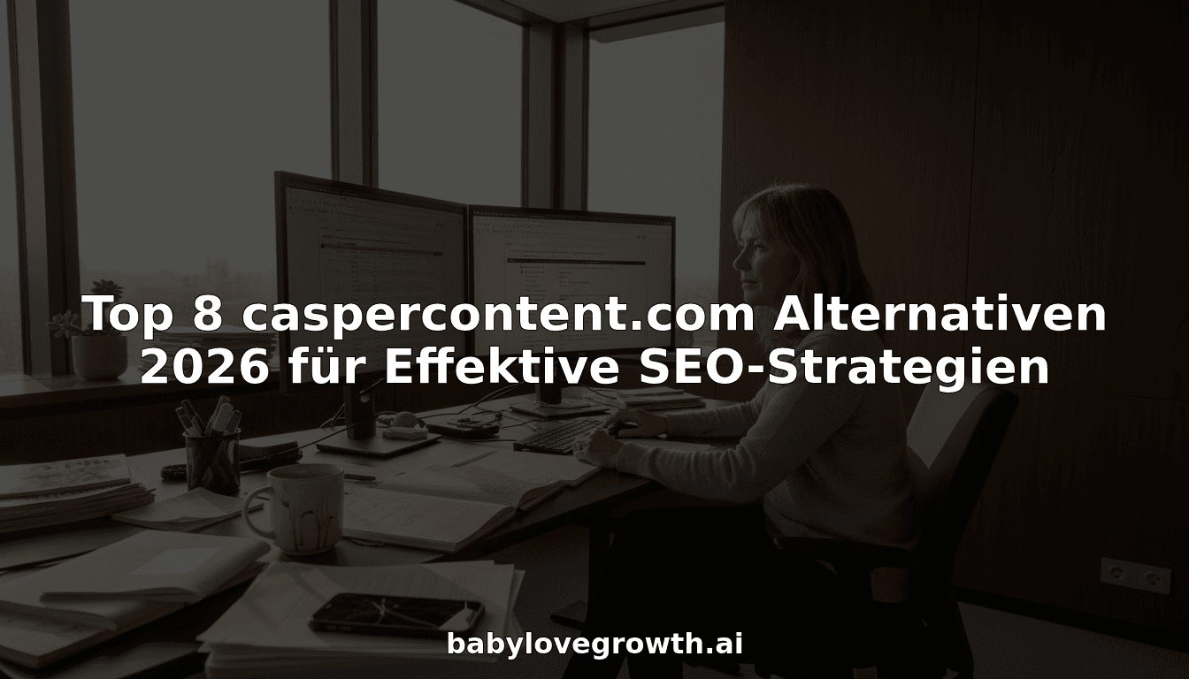 Top 8 caspercontent.com Alternativen 2026 für Effektive SEO-Strategien