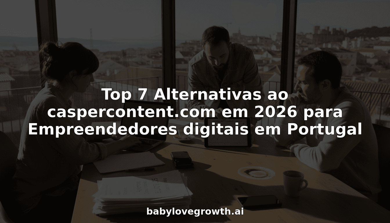 Top 7 Alternativas ao caspercontent.com em 2026 para Empreendedores digitais em Portugal