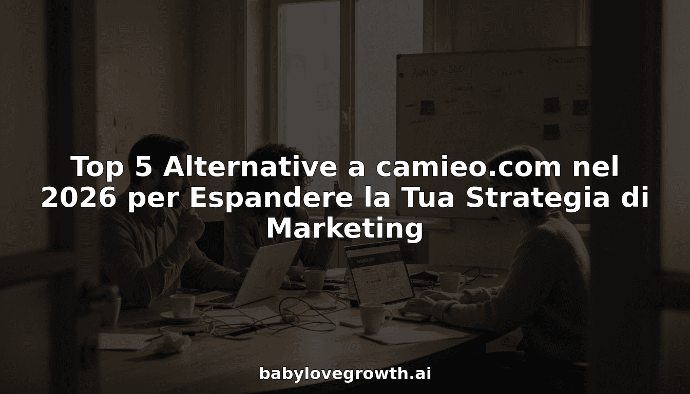 Top 5 Alternative a camieo.com nel 2026 per Espandere la Tua Strategia di Marketing