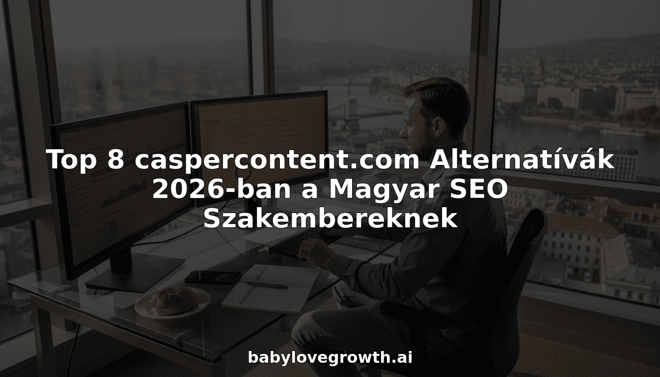 Top 8 caspercontent.com Alternatívák 2026-ban a Magyar SEO Szakembereknek