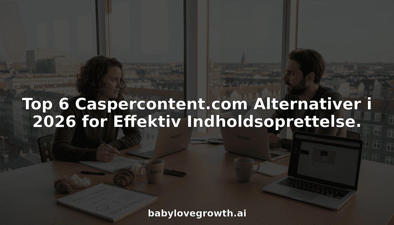Top 6 Caspercontent.com Alternativer i 2026 for Effektiv Indholdsoprettelse.