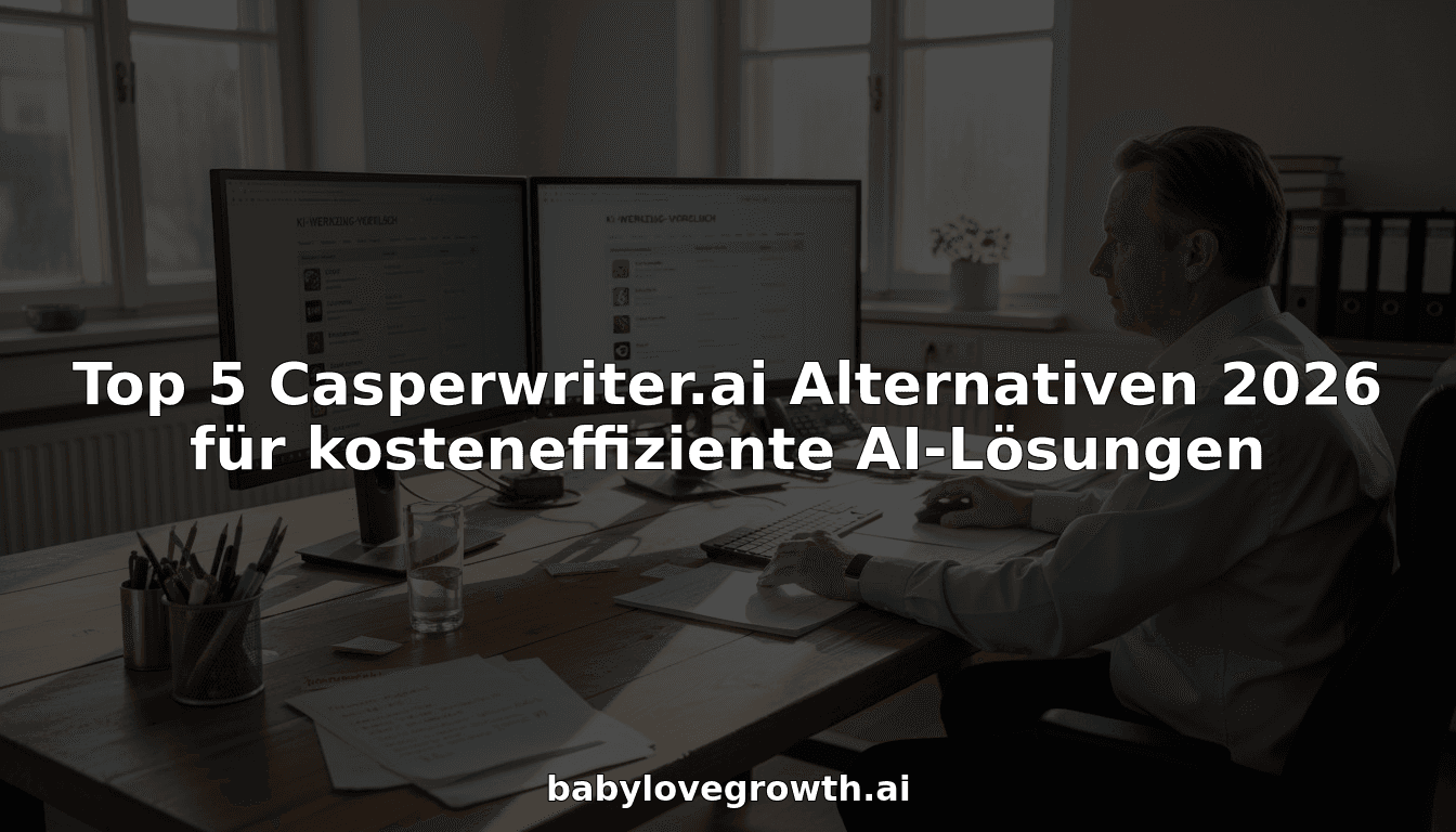 Top 5 Casperwriter.ai Alternativen 2026 für kosteneffiziente AI-Lösungen