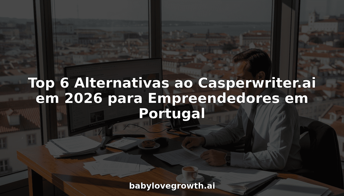 Top 6 Alternativas ao Casperwriter.ai em 2026 para Empreendedores em Portugal