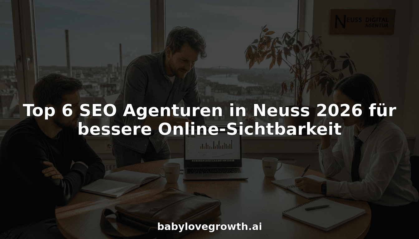Top 6 SEO Agenturen in Neuss 2026 für bessere Online-Sichtbarkeit