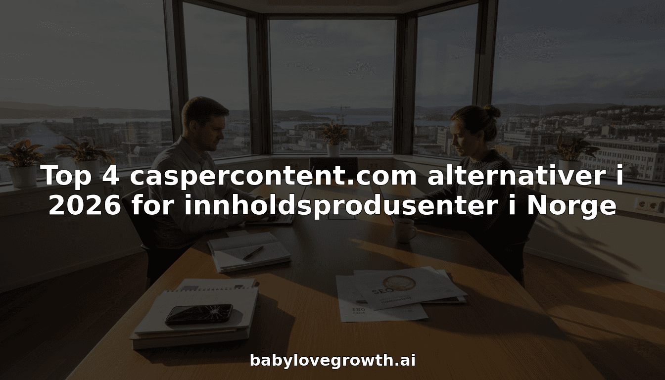 Top 4 caspercontent.com alternativer i 2026 for innholdsprodusenter i Norge
