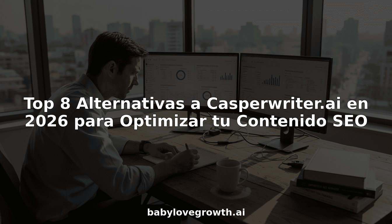 Top 8 Alternativas a Casperwriter.ai en 2026 para Optimizar tu Contenido SEO