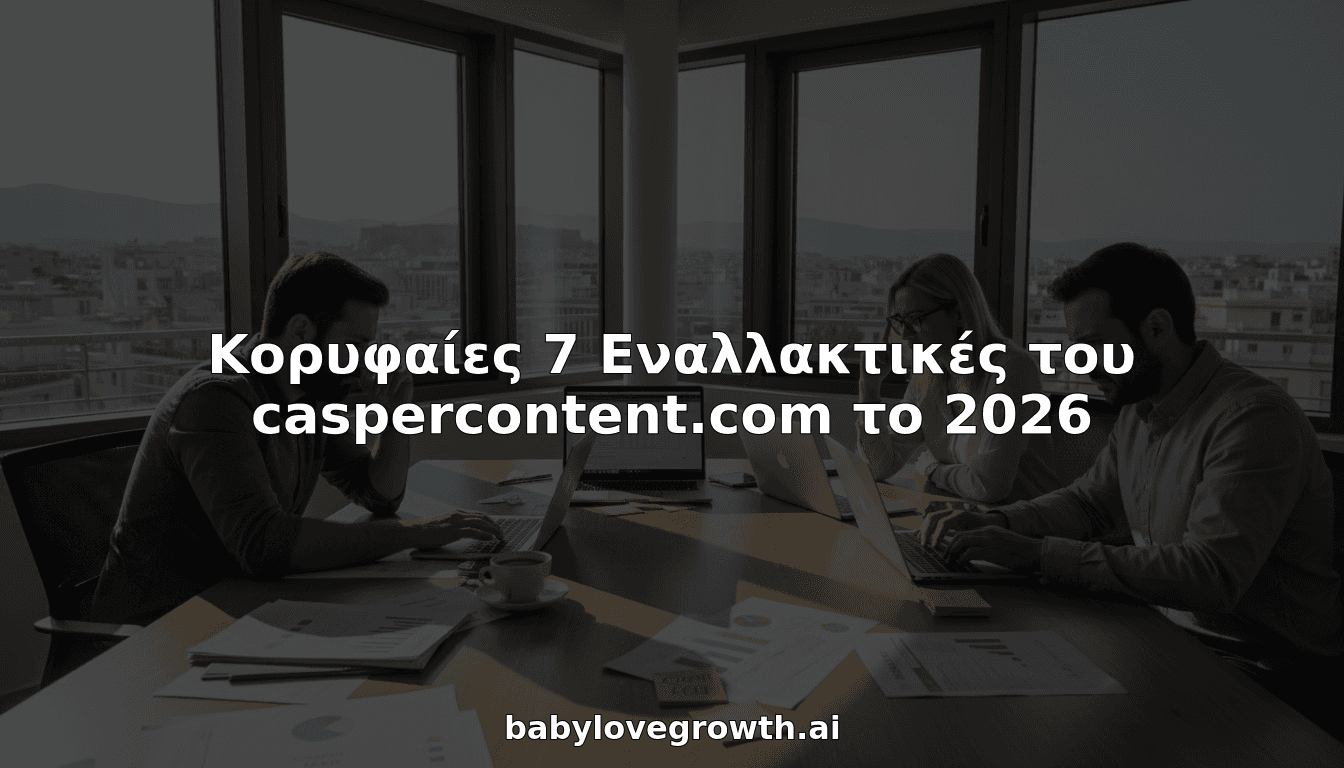 Κορυφαίες 7 Εναλλακτικές του caspercontent.com το 2026