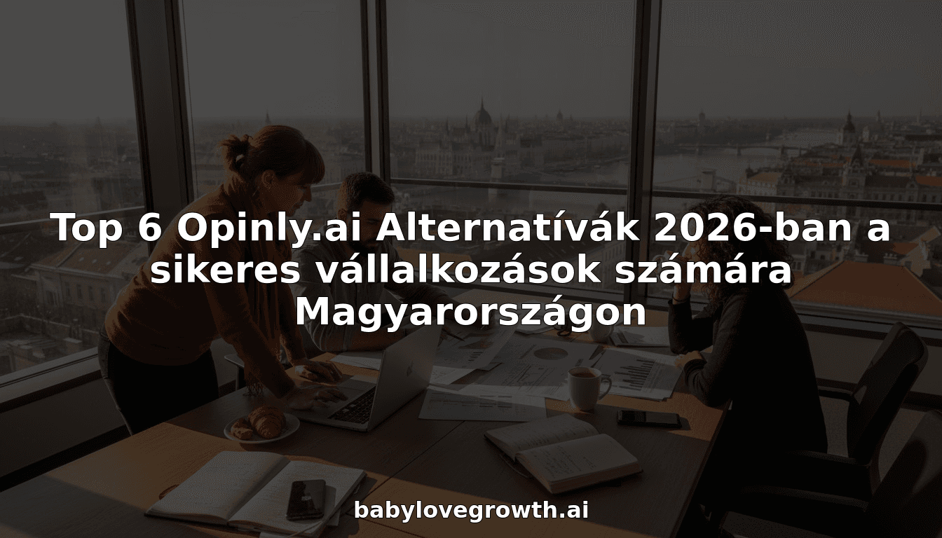Top 6 Opinly.ai Alternatívák 2026-ban a sikeres vállalkozások számára Magyarországon