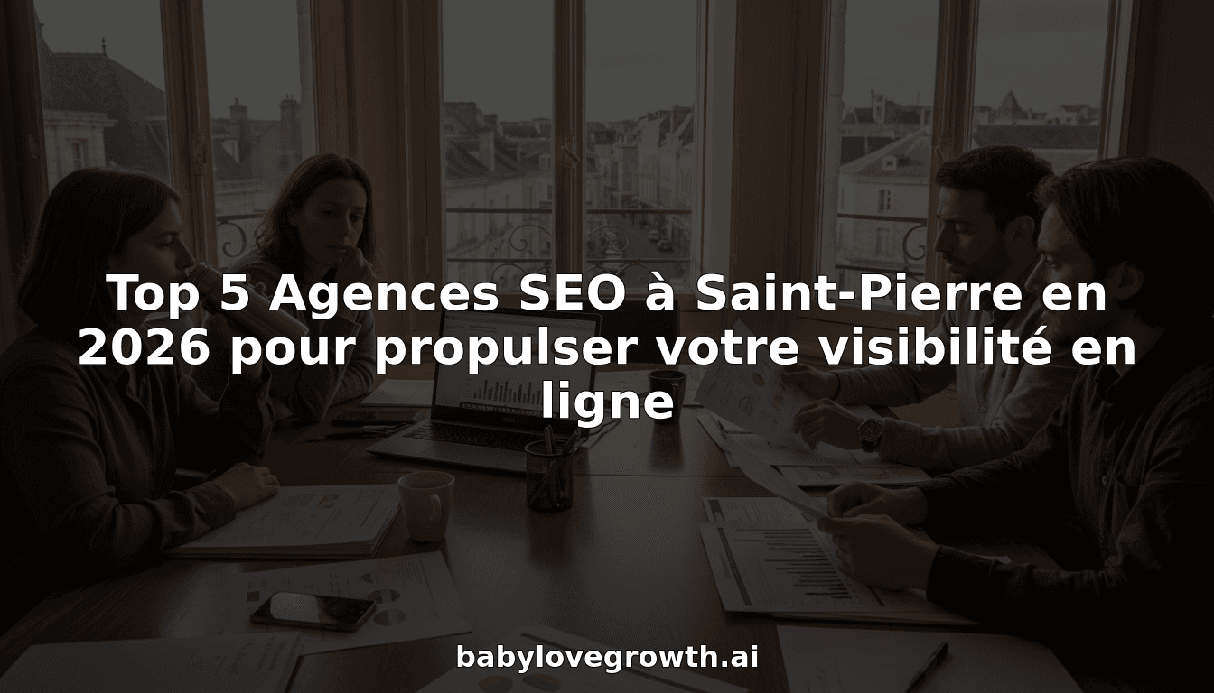 Top 5 Agences SEO à Saint-Pierre en 2026 pour propulser votre visibilité en ligne