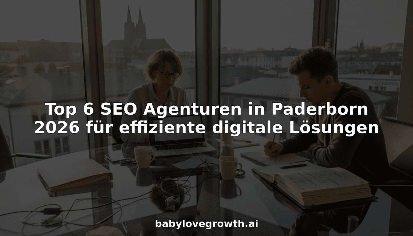 Top 6 SEO Agenturen in Paderborn 2026 für effiziente digitale Lösungen