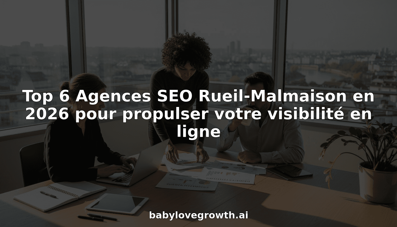 Top 6 Agences SEO Rueil-Malmaison en 2026 pour propulser votre visibilité en ligne