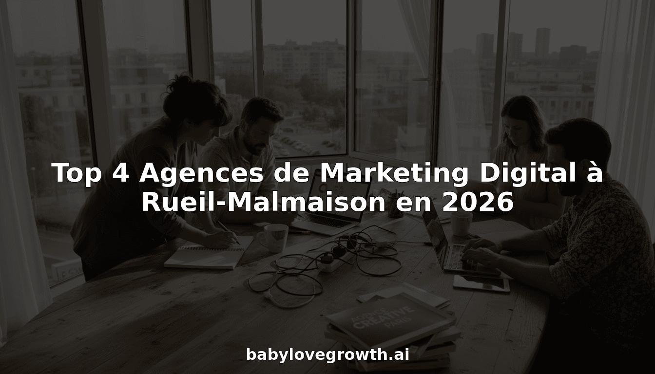 Top 4 Agences de Marketing Digital à Rueil-Malmaison en 2026