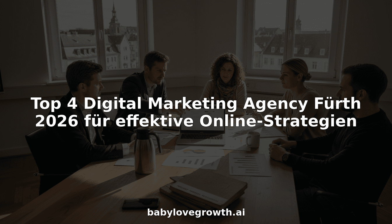 Top 4 Digital Marketing Agency Fürth 2026 für effektive Online-Strategien