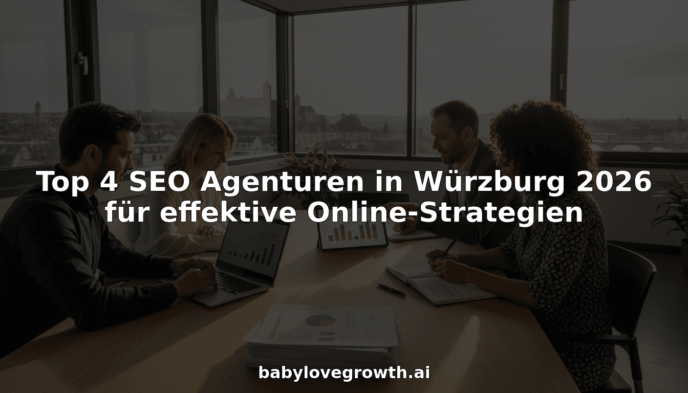 Top 4 SEO Agenturen in Würzburg 2026 für effektive Online-Strategien