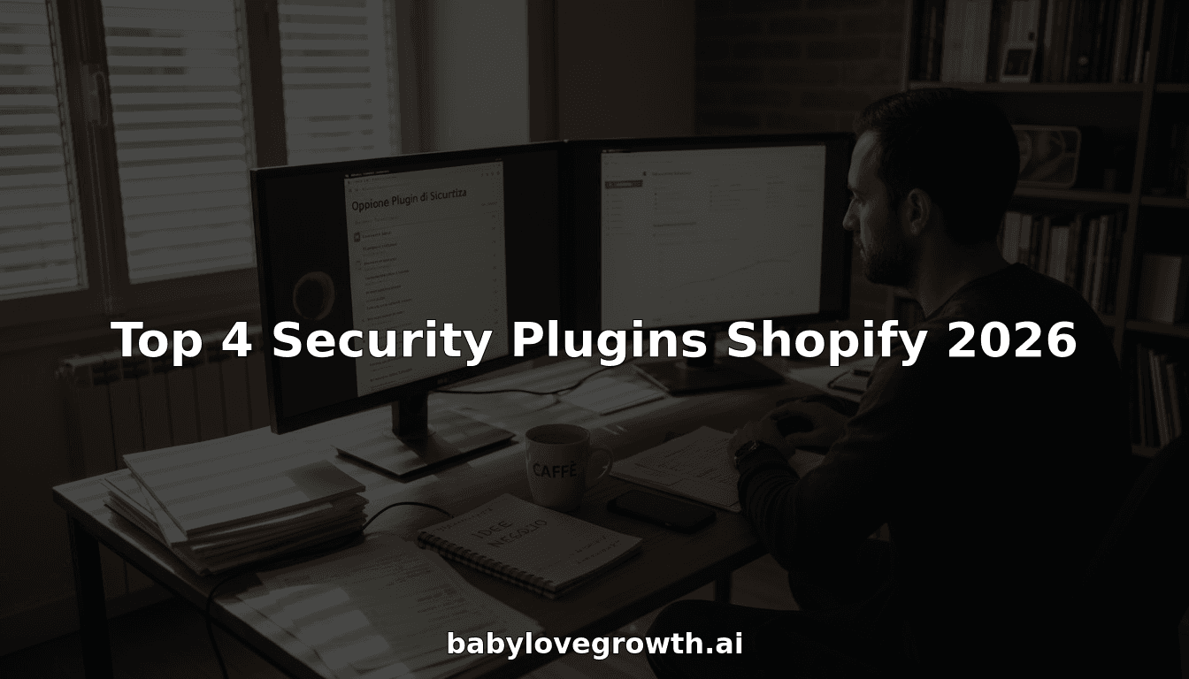 Top 4 Security Plugins Shopify 2026