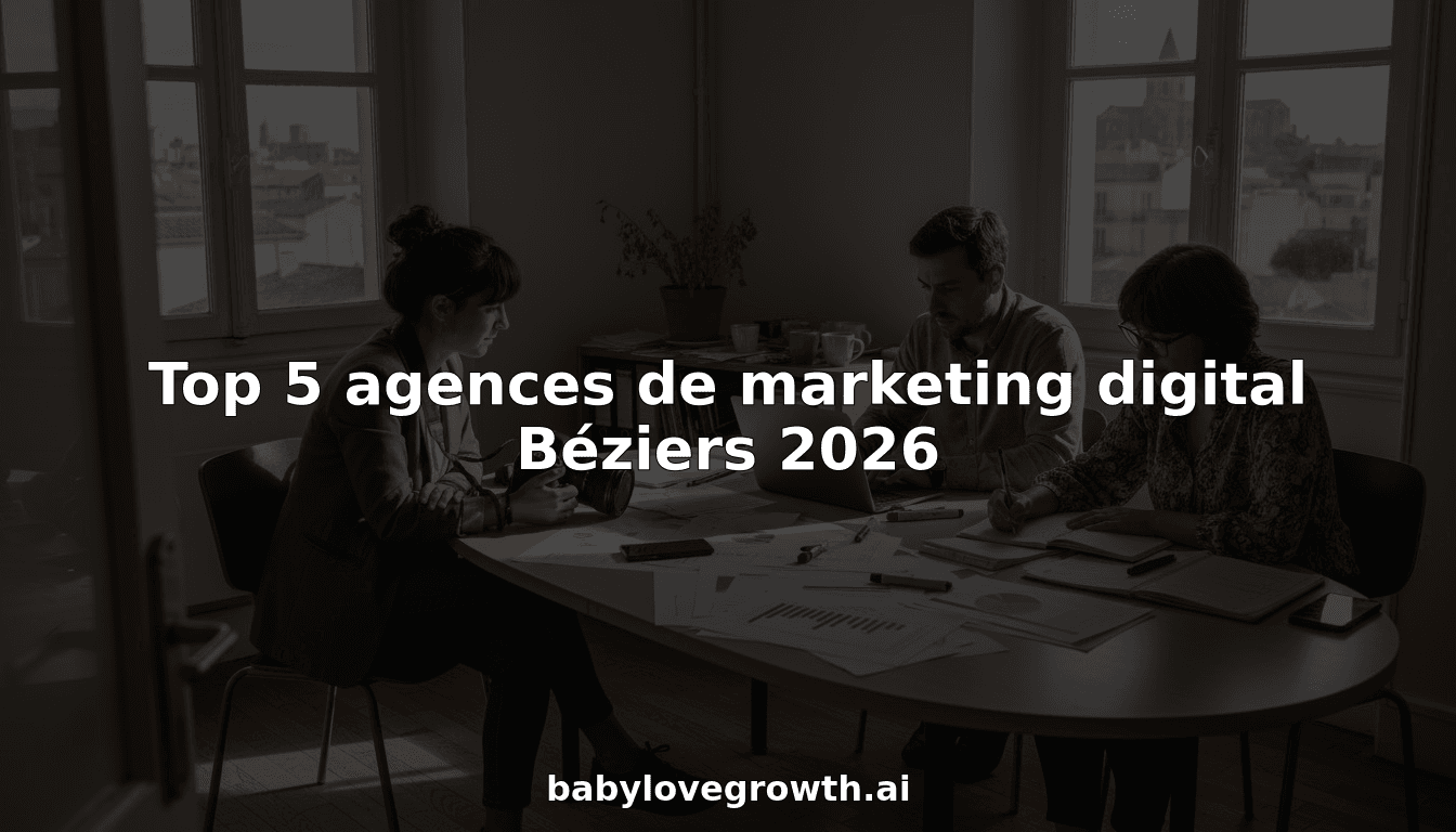 Top 5 agences de marketing digital Béziers 2026
