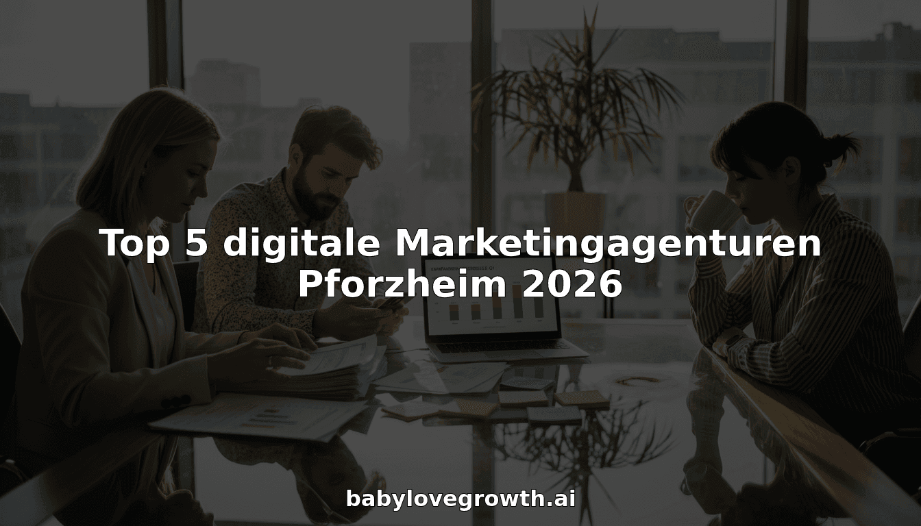 Top 5 digitale Marketingagenturen Pforzheim 2026