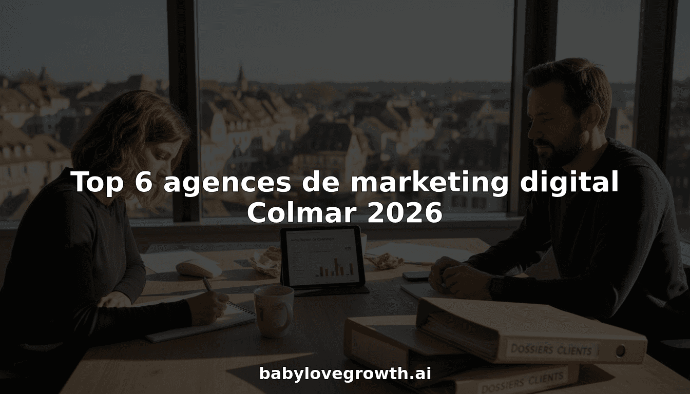 Top 6 agences de marketing digital Colmar 2026