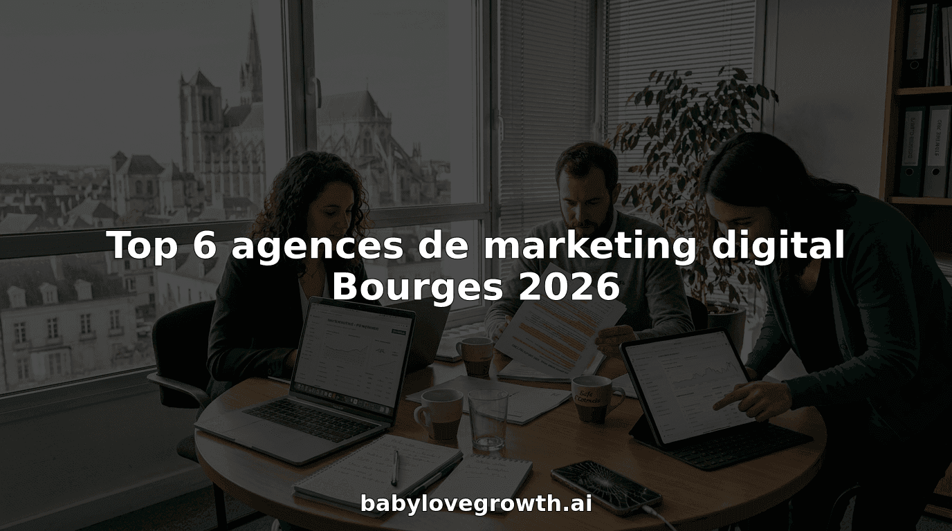 Top 6 agences de marketing digital Bourges 2026