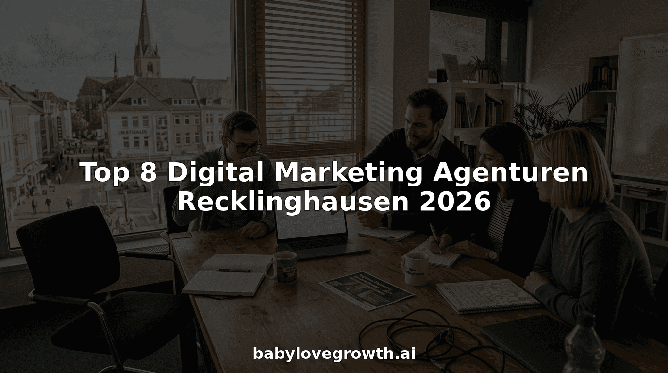 Top 8 Digital Marketing Agenturen Recklinghausen 2026