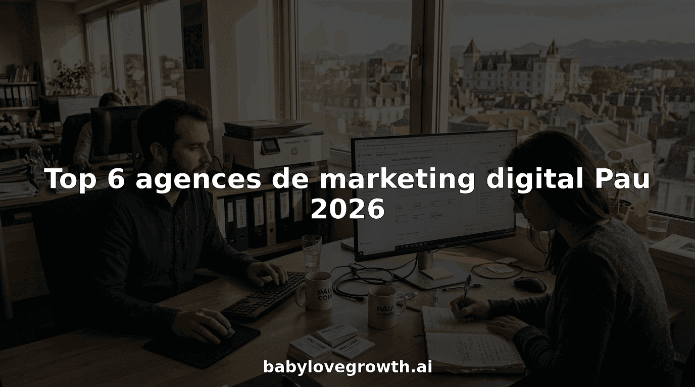 Top 6 agences de marketing digital Pau 2026