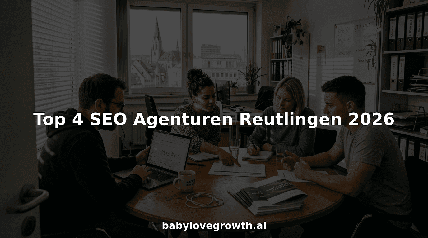 Top 4 SEO Agenturen Reutlingen 2026