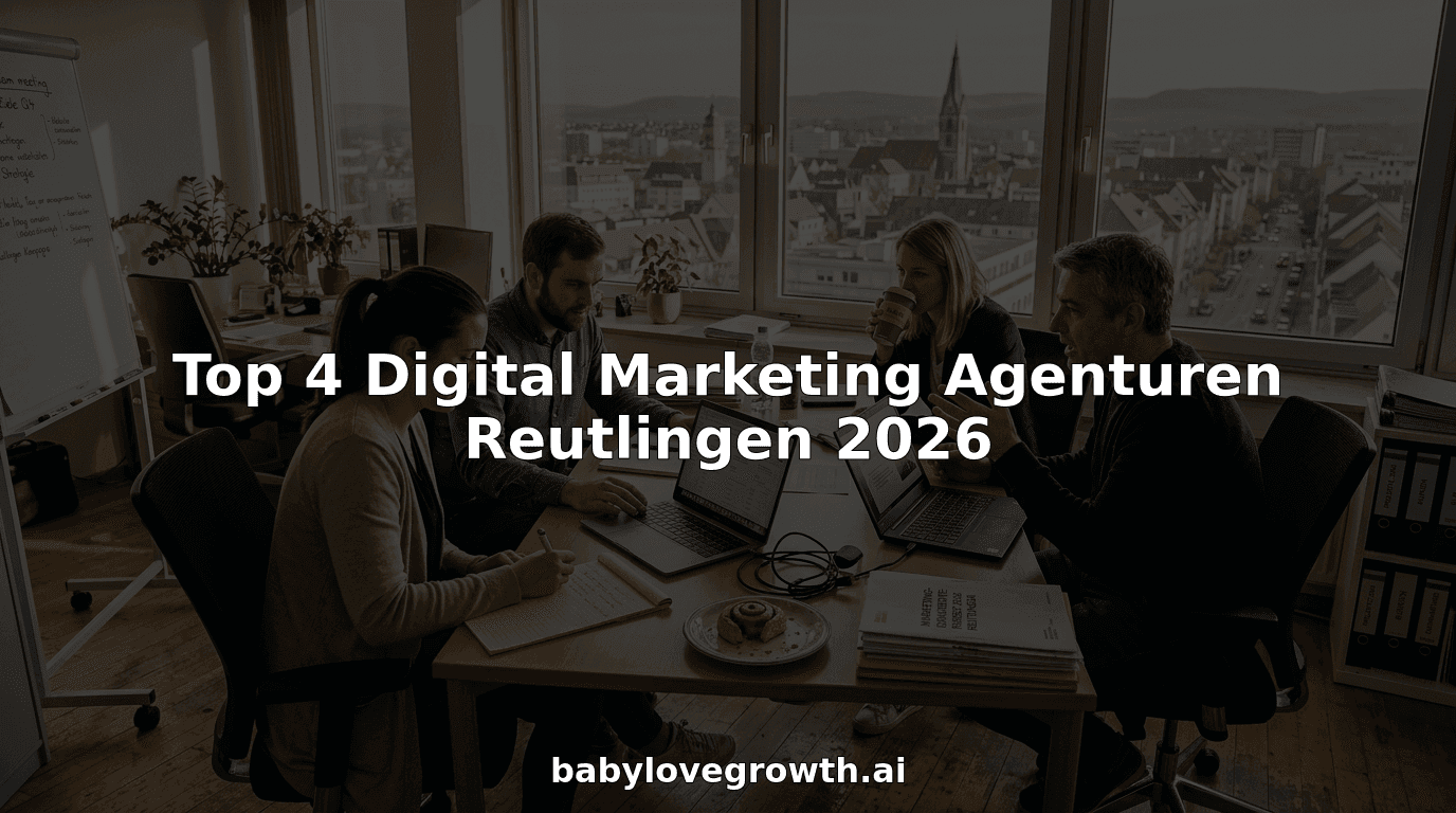 Top 4 Digital Marketing Agenturen Reutlingen 2026