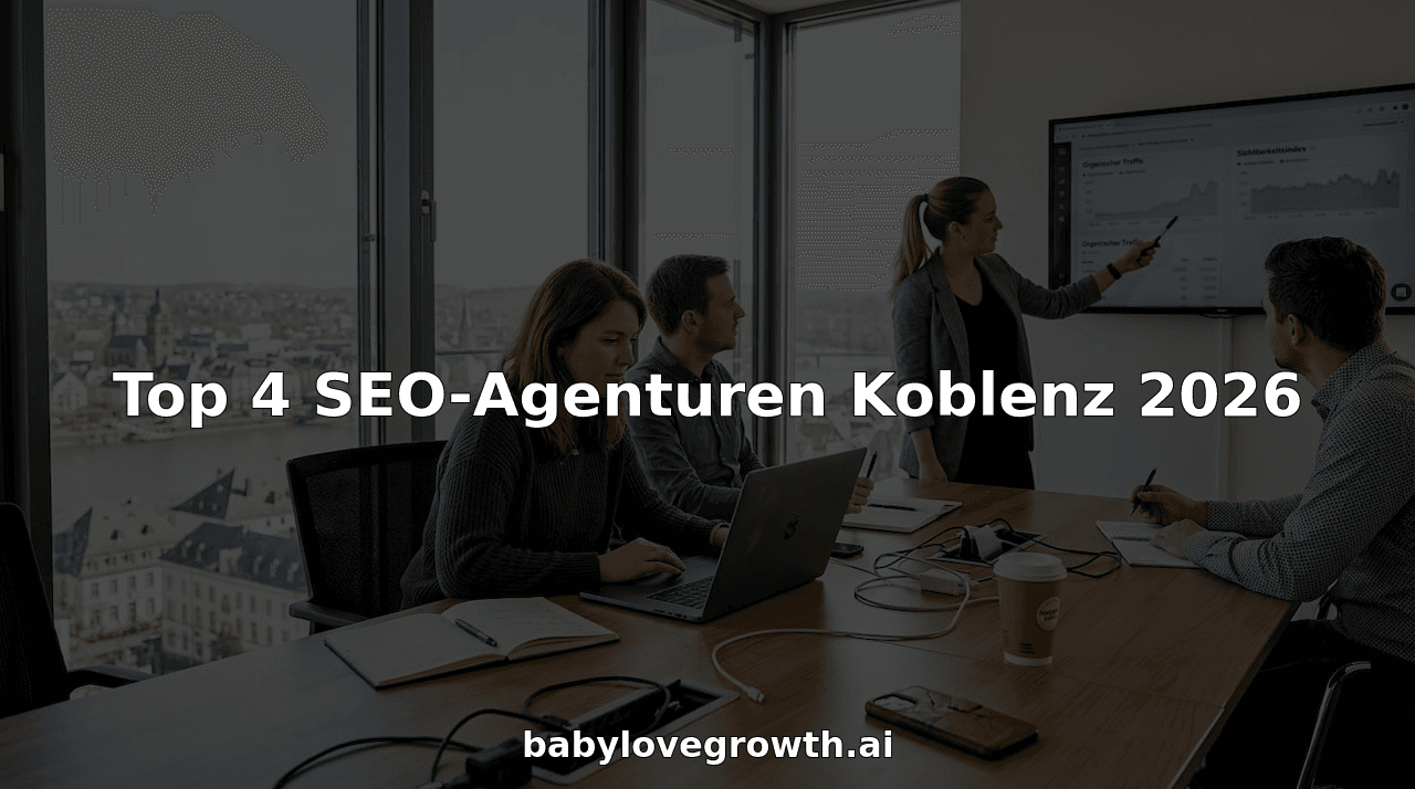 Top 4 SEO-Agenturen Koblenz 2026