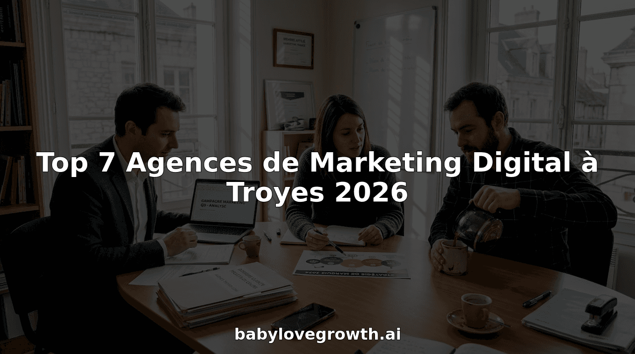 Top 7 Agences de Marketing Digital à Troyes 2026