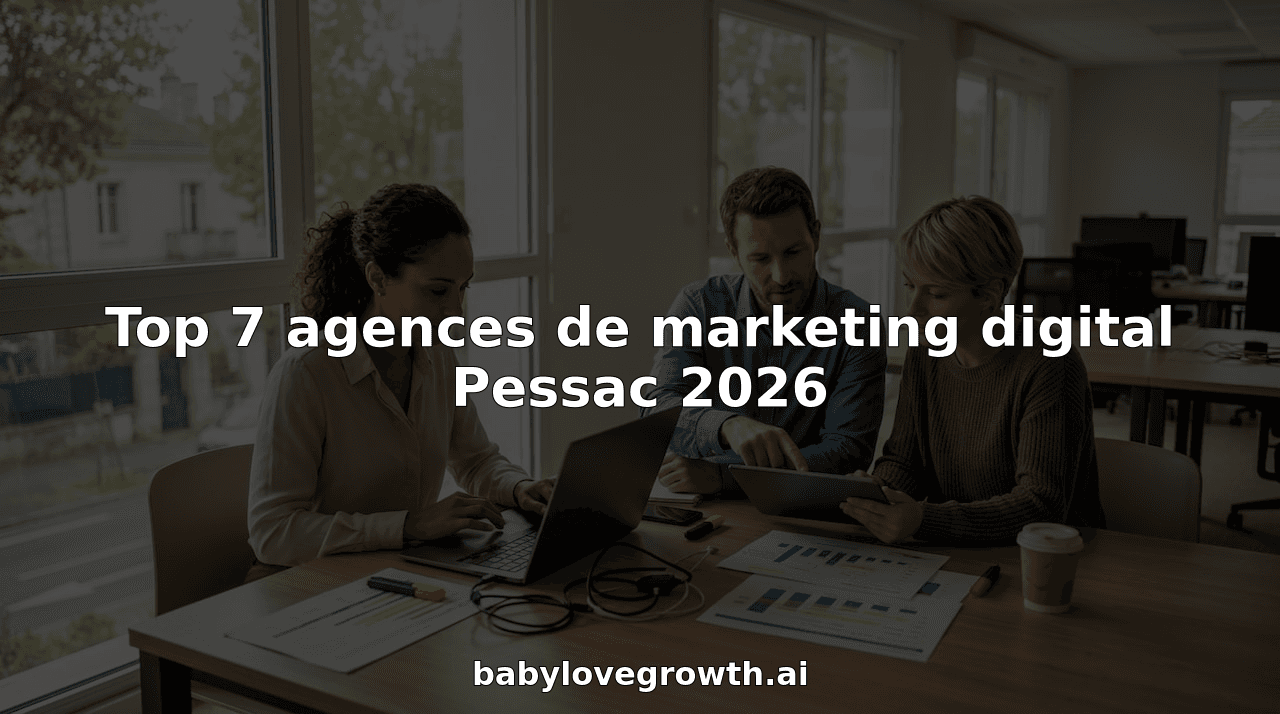 Top 7 agences de marketing digital Pessac 2026