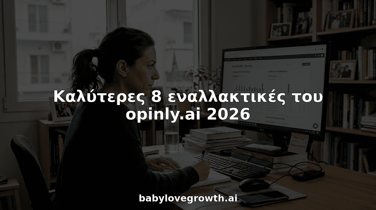 Καλύτερες 8 εναλλακτικές του opinly.ai 2026