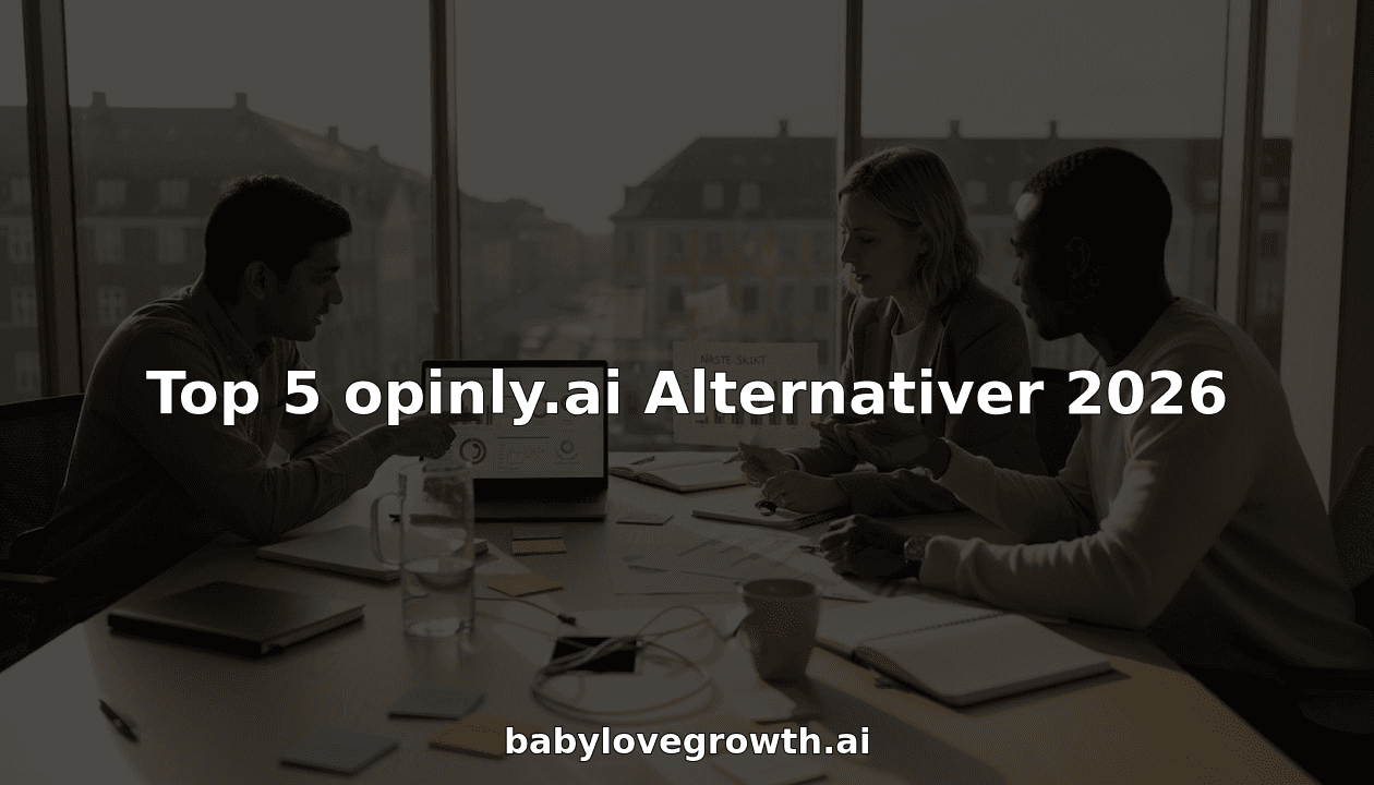 Top 5 opinly.ai Alternativer 2026